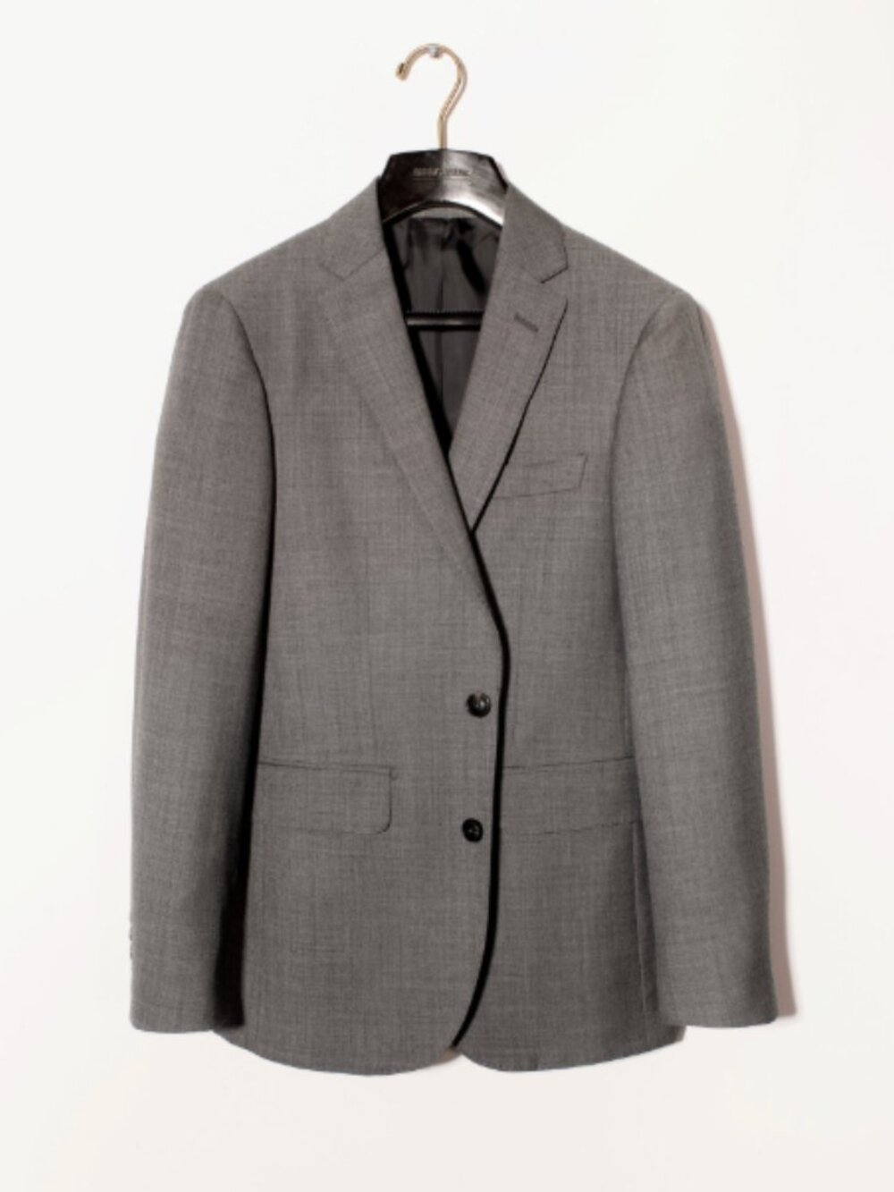 Brooklyn Tailors BKT50 Tailored Suit Jacket Size 40 Heathered Gray